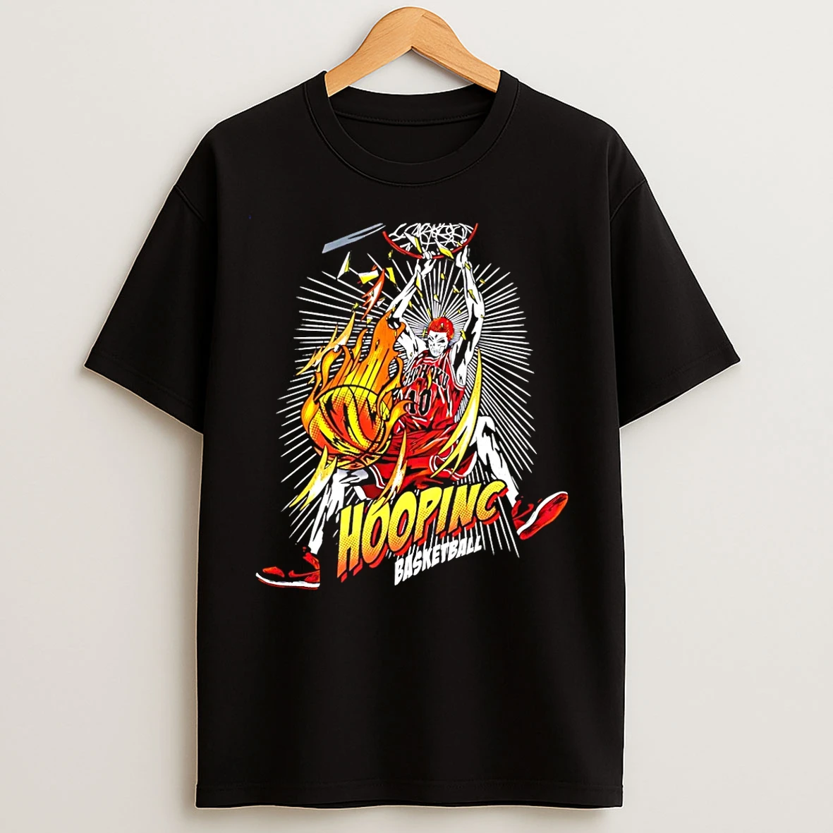 Classic Hoopinc Basketball Skull Shohoku 10 Graphic T Shirts