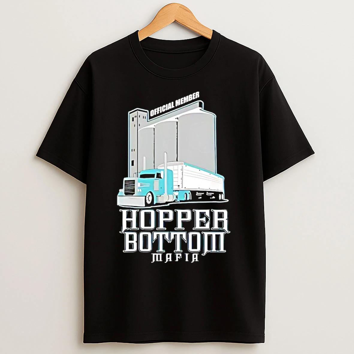 Classic Hopper Bottom Mafia Grain Truck T Shirts