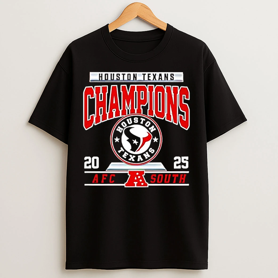 Classic Houston Texans Champions Afc South 2025 Legends T Shirts