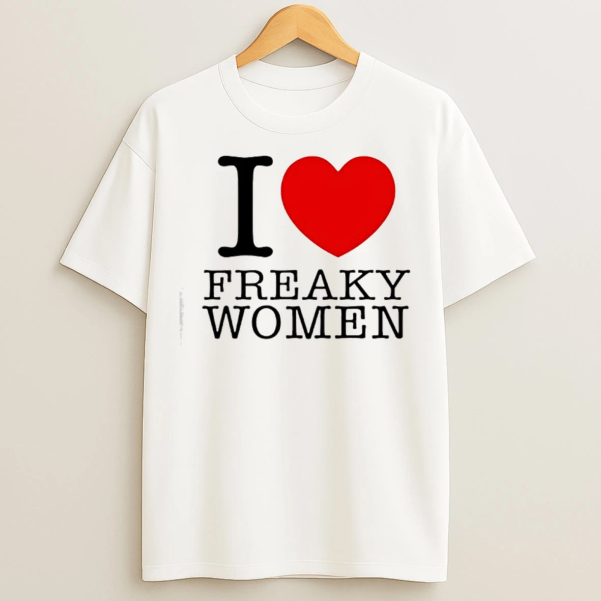 Classic I Heart Freaky Women T Shirts