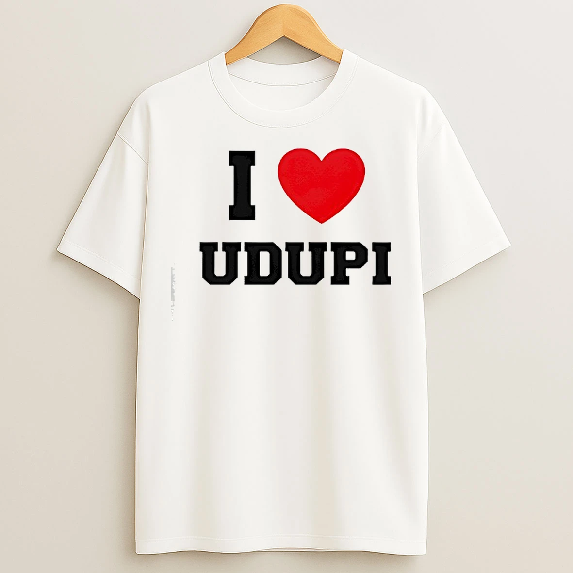 Classic I Heart Udupi Love T Shirts