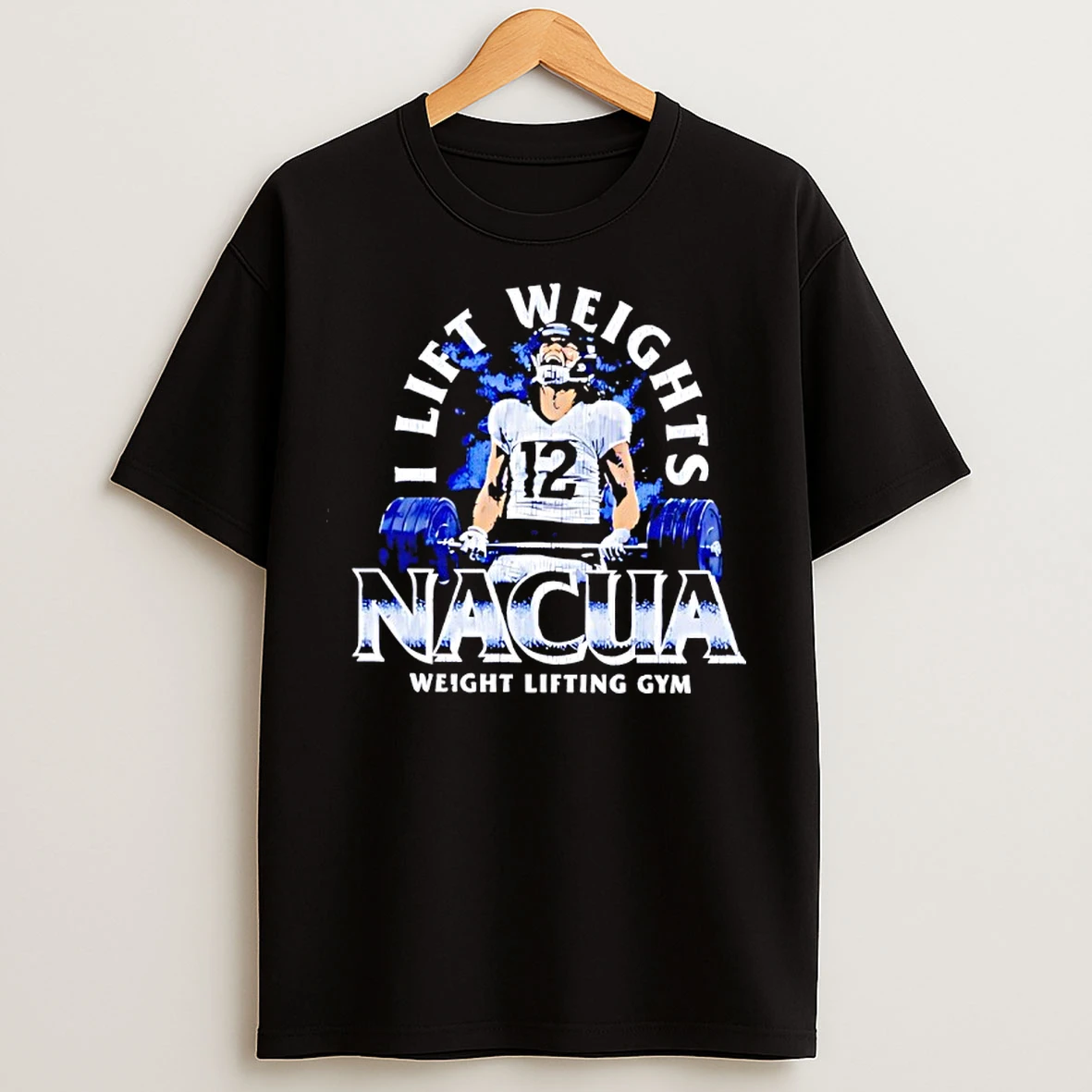 Classic I Lift Weights Nacua Weight Lifting Gym T Shirts