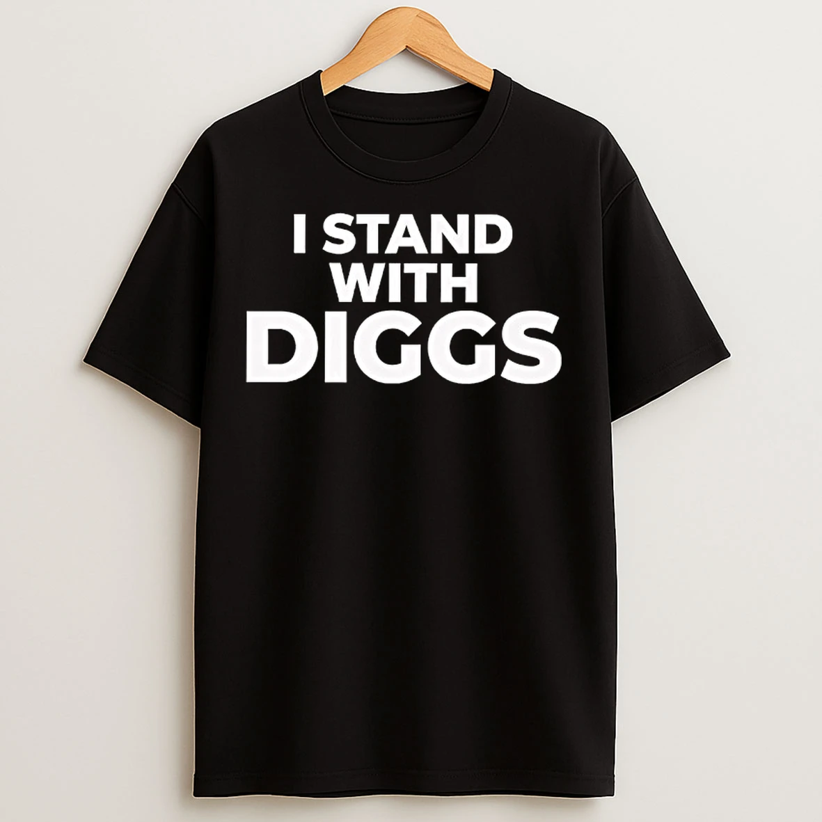 Classic I Stand With Stefon Diggs Text T Shirts