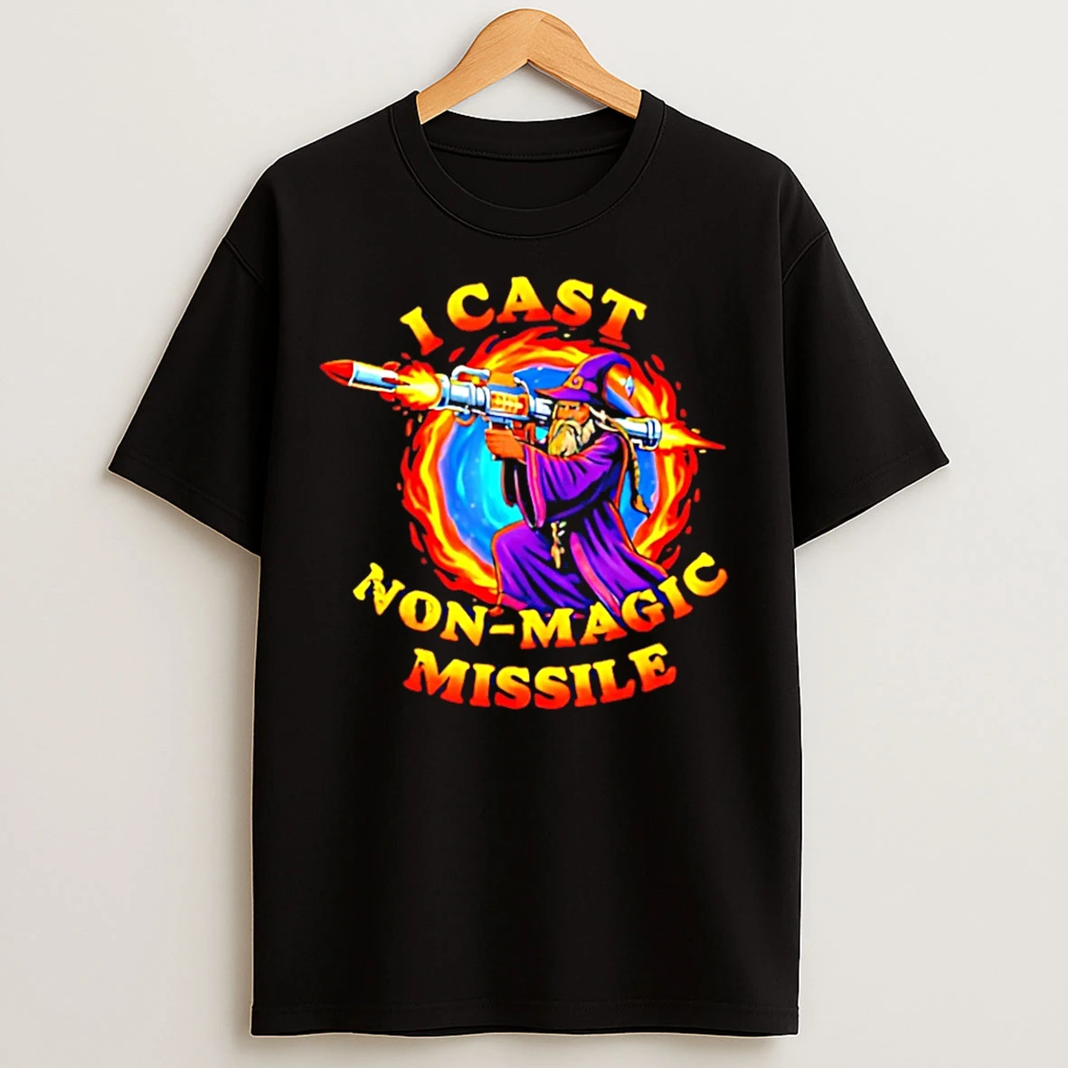 Classic I Cast Non Magic Missile Wizard T Shirts