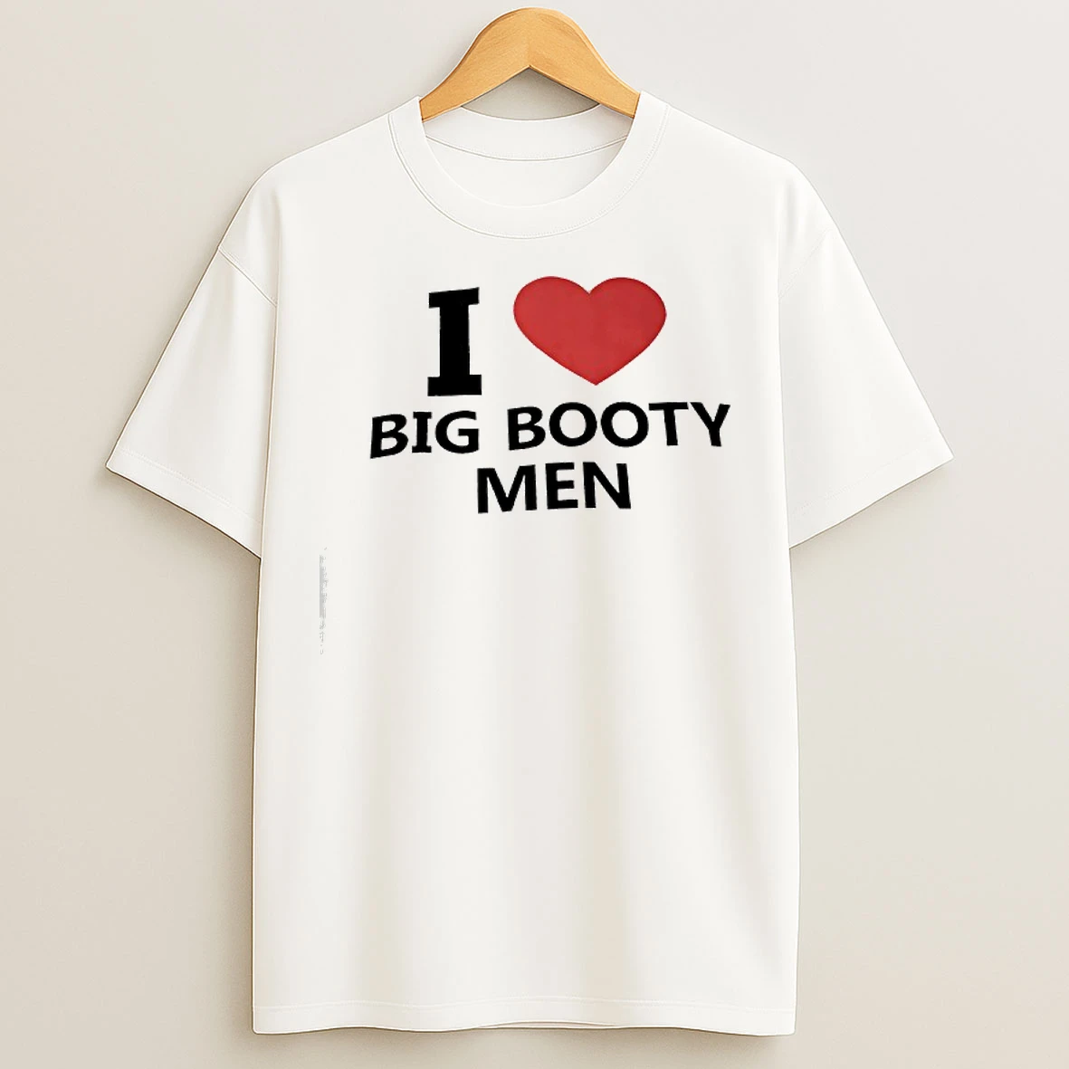 Classic I Heart Big Booty Men T Shirts