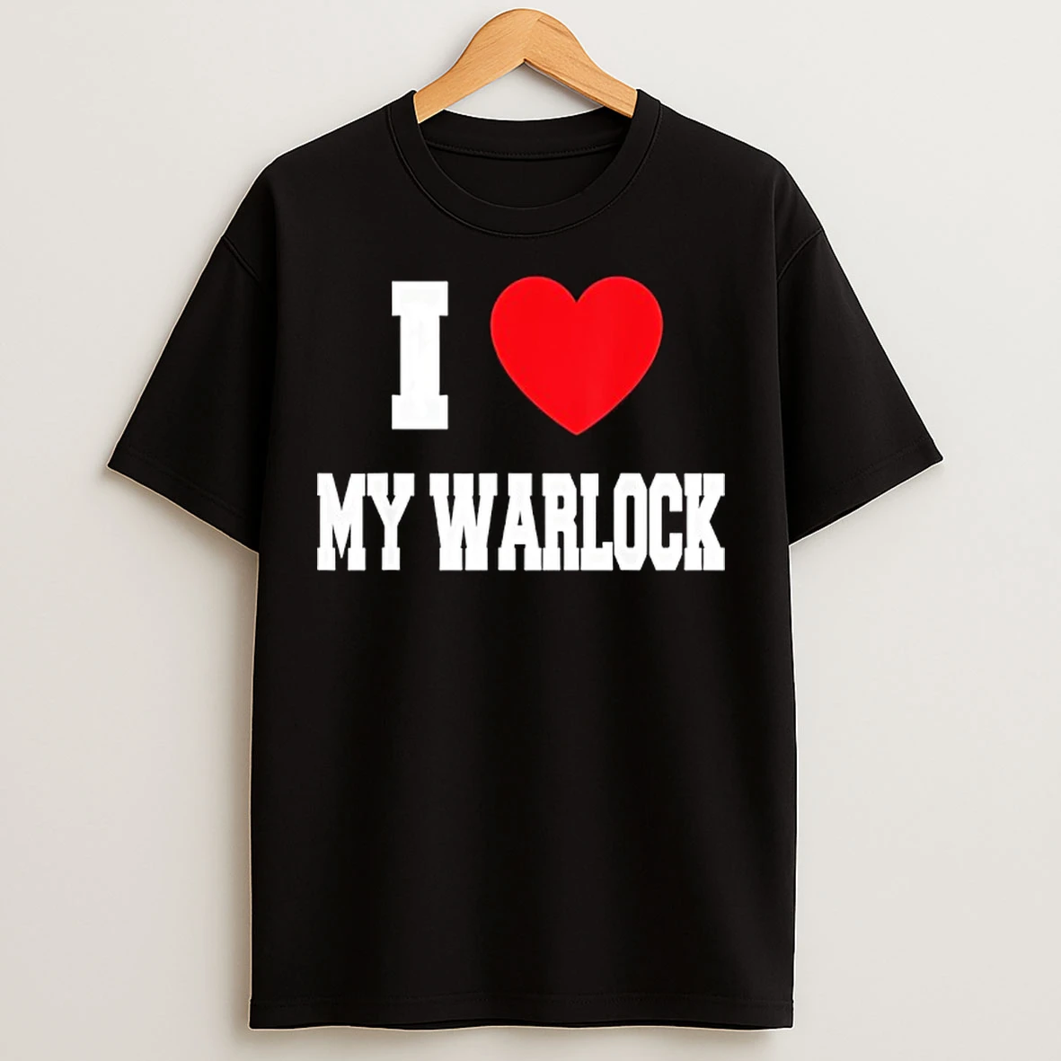 Classic I Love My Warlock T Shirts