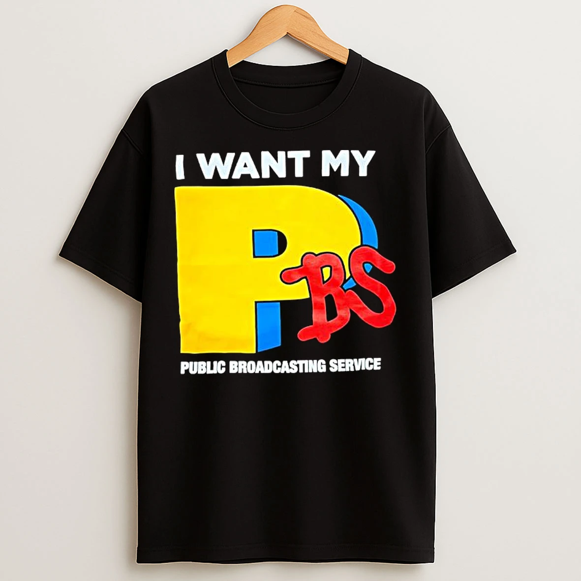 Classic I Want My Pbs Public Broadcasting Service T Shirts