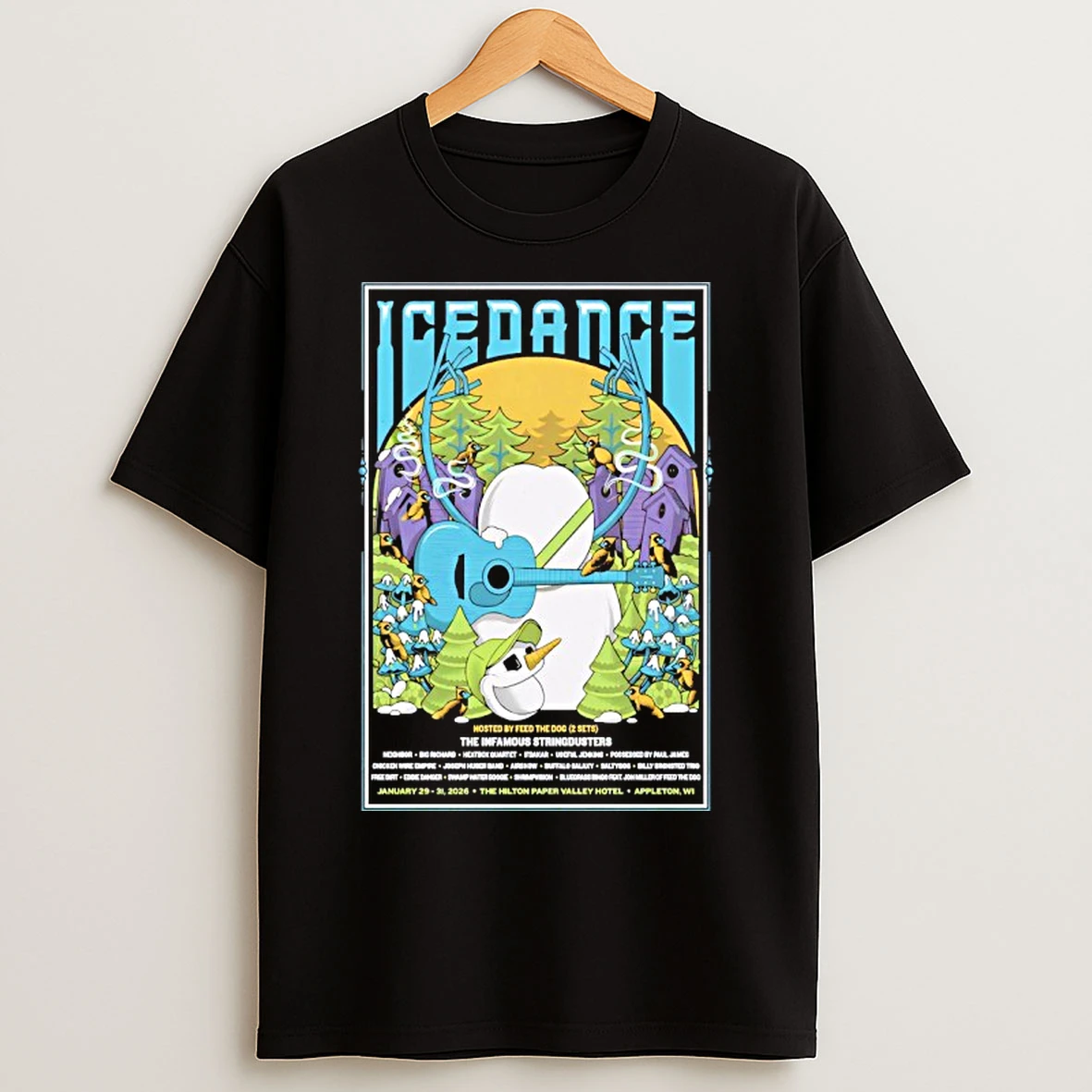 Classic Ice Dance Music Fest Jan 29 31 2026 The Hilton Paper Valley Hotel Appleton Wi T Shirts