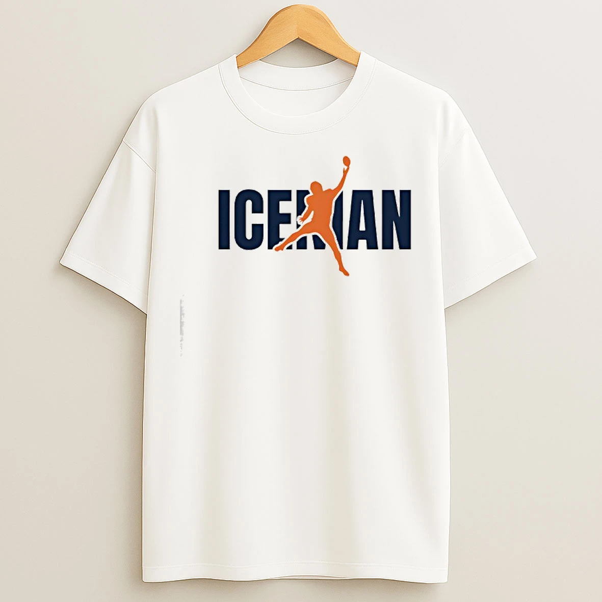 Classic Iceman Logo Chicago Bears T Shirts