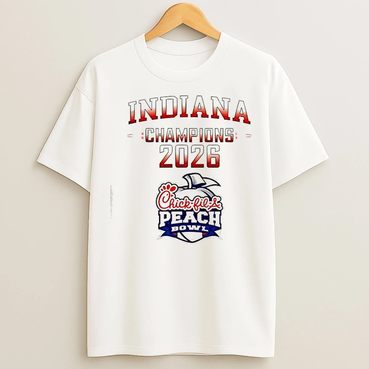 Classic Indiana Champions 2026 Chick Fil A Peach Bowl T Shirts