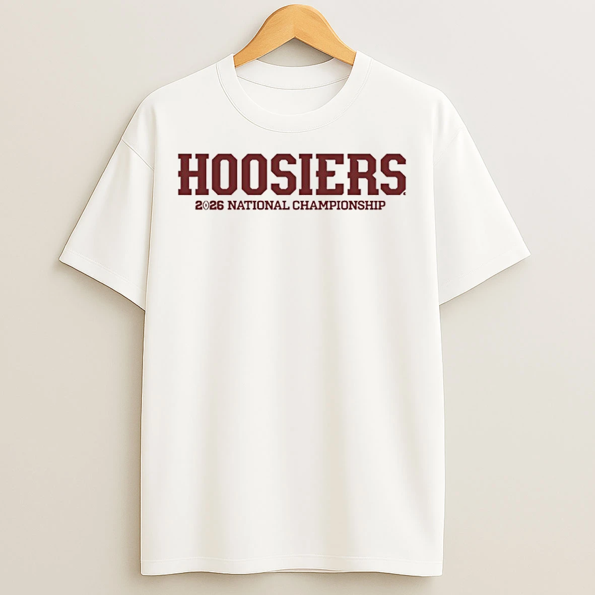 Classic Indiana Football Cfp 2026 National Championship Game Hoosiers T Shirts