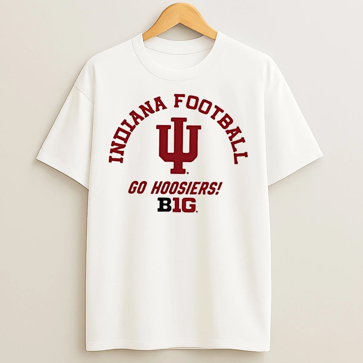 Classic Indiana Football Helmet Go Hoosiers B1g Shirtg T Shirts
