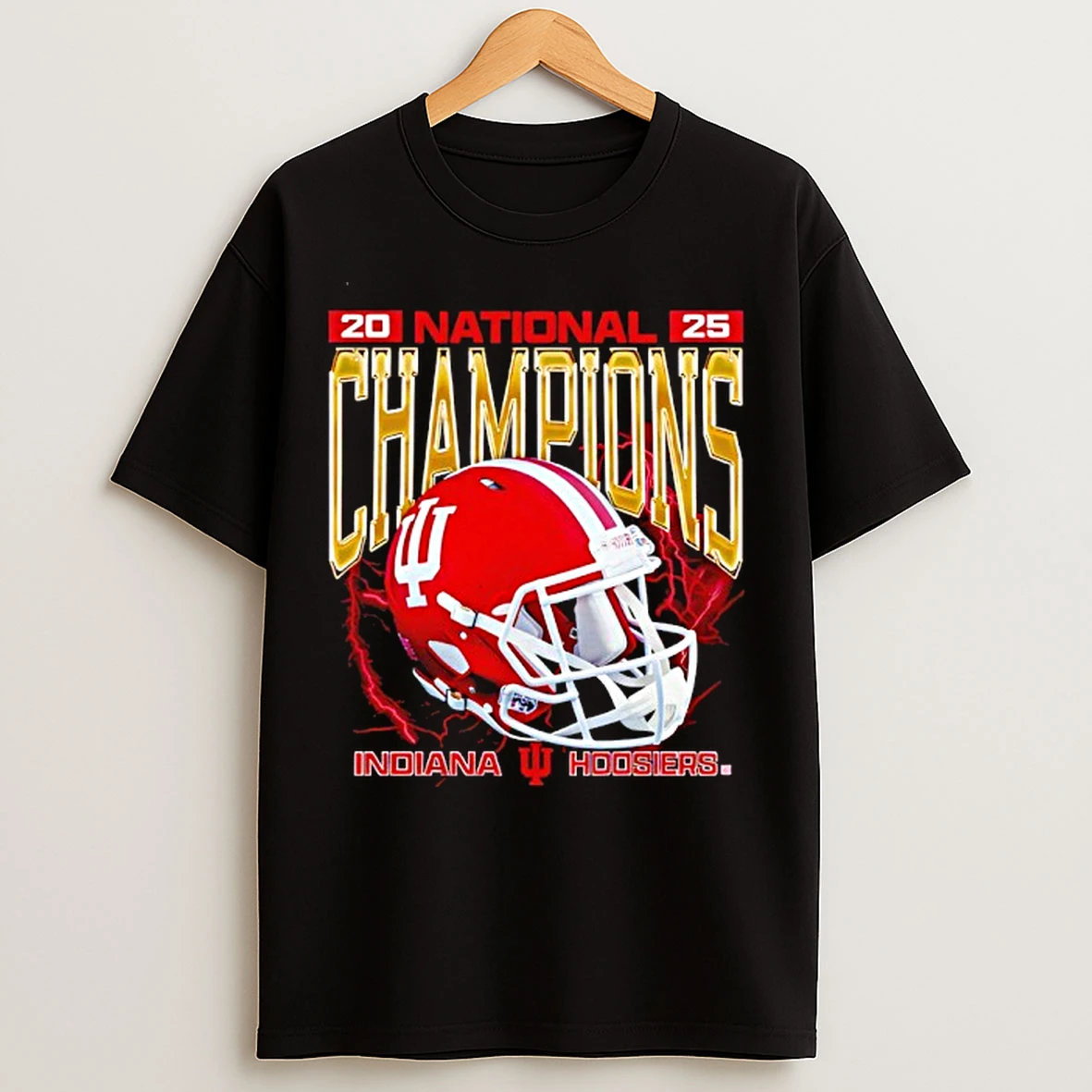 Classic Indiana Hoosier National Champs Helmet 2025 T Shirts