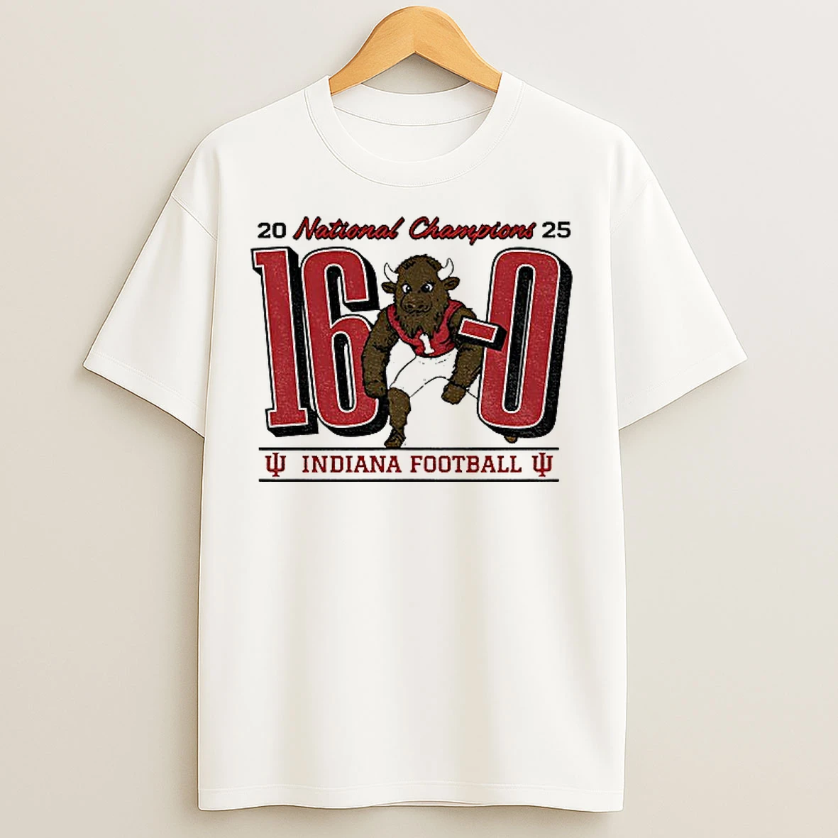 Classic Indiana Hoosiers 16 0 Football 2025 National Championship Game Day T Shirts