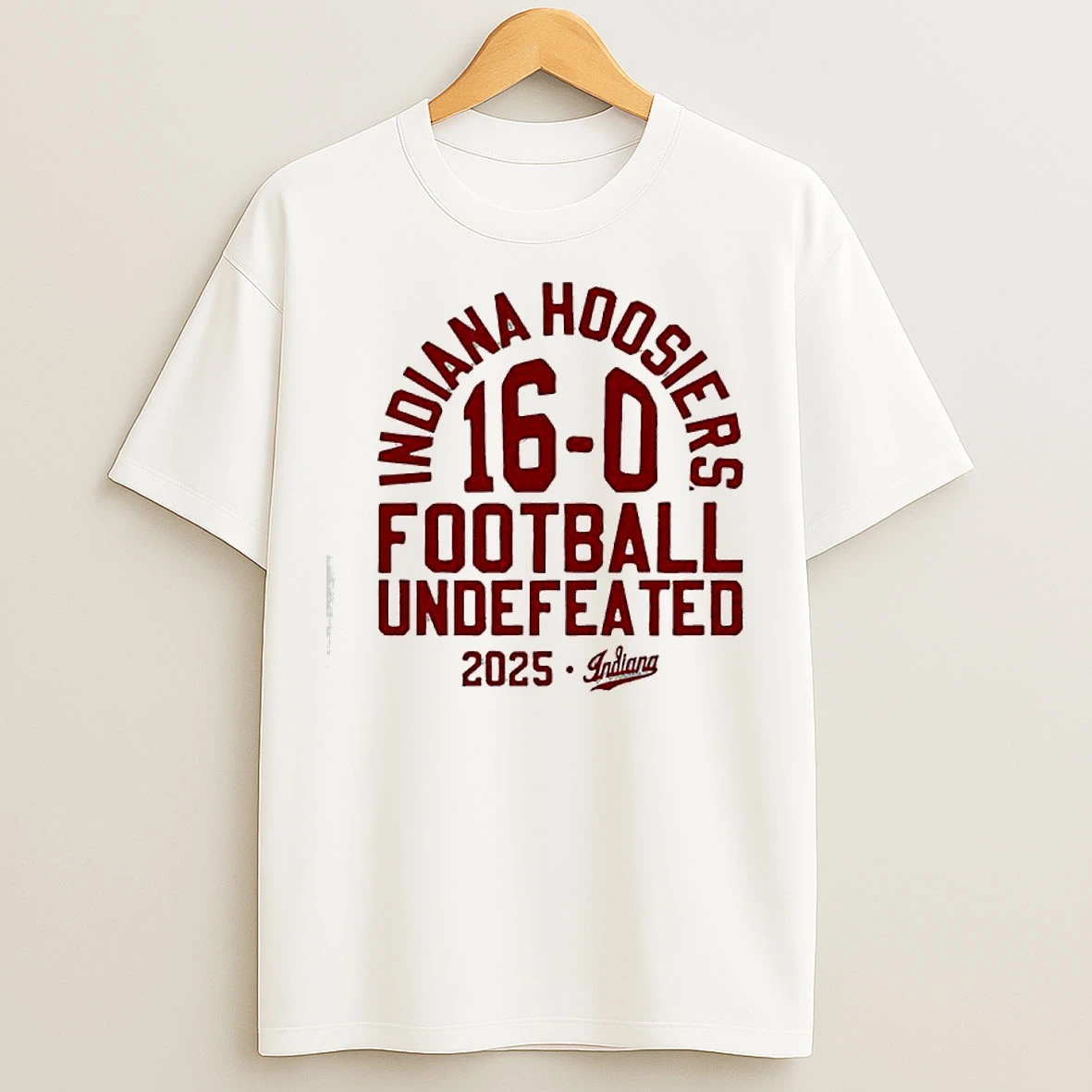Classic Indiana Hoosiers 16 0 Football Undefeated 2025 Indiana T Shirts