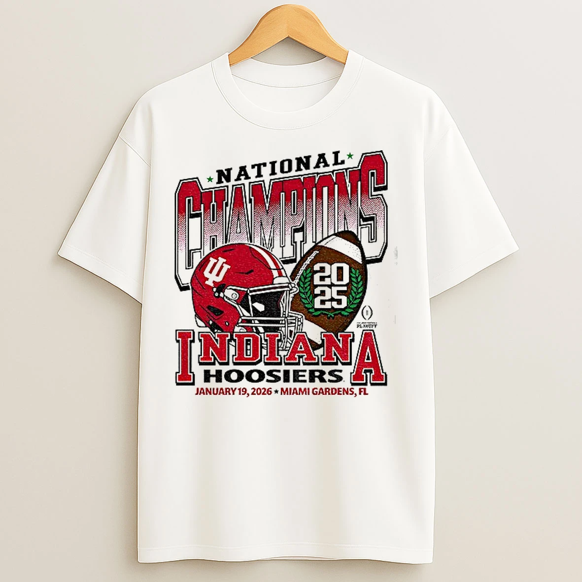 Classic Indiana Hoosiers 19th January College Football Playoff 2025 National Champions T Shirts