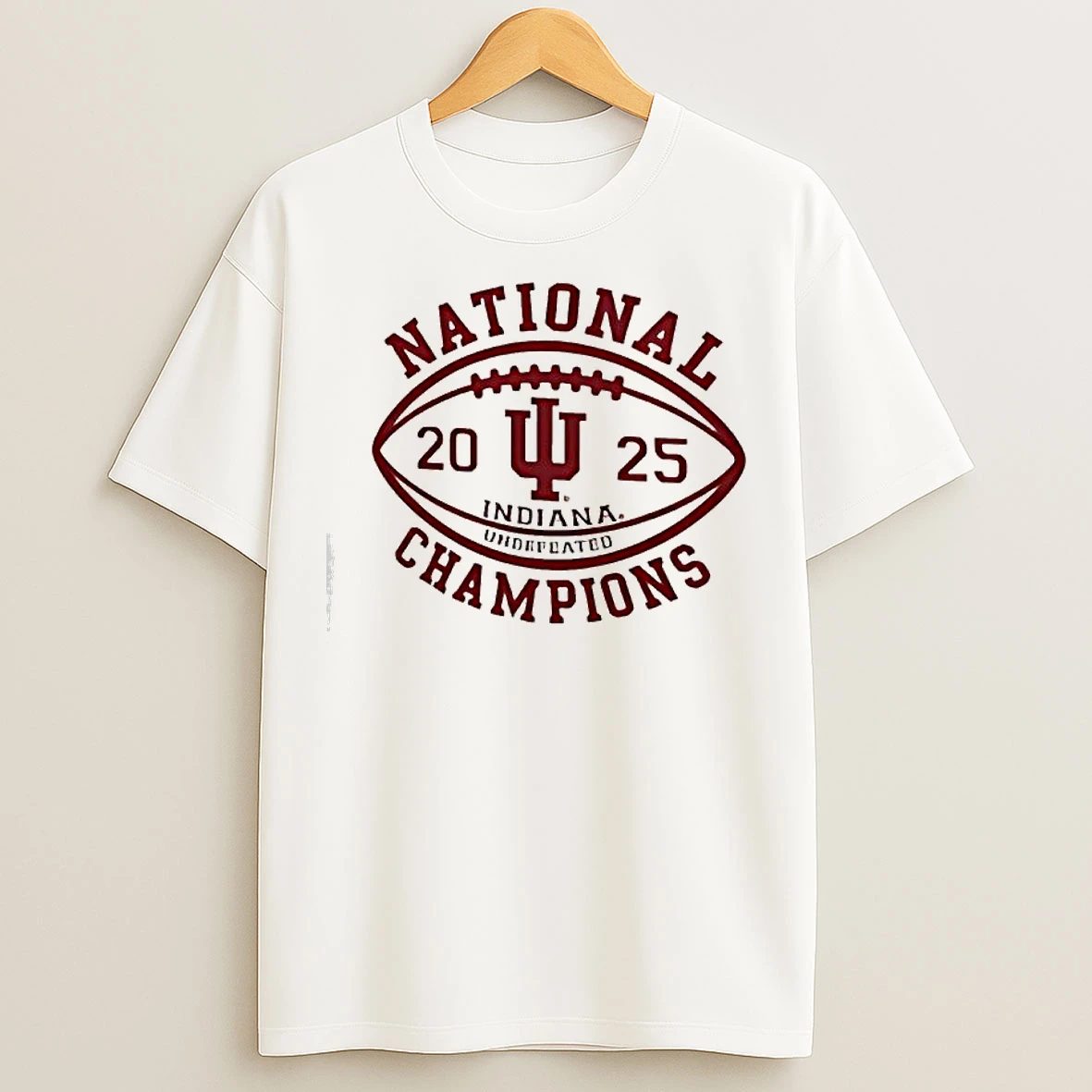 Classic Indiana Hoosiers 2025 National Champions Undefeated T Shirts
