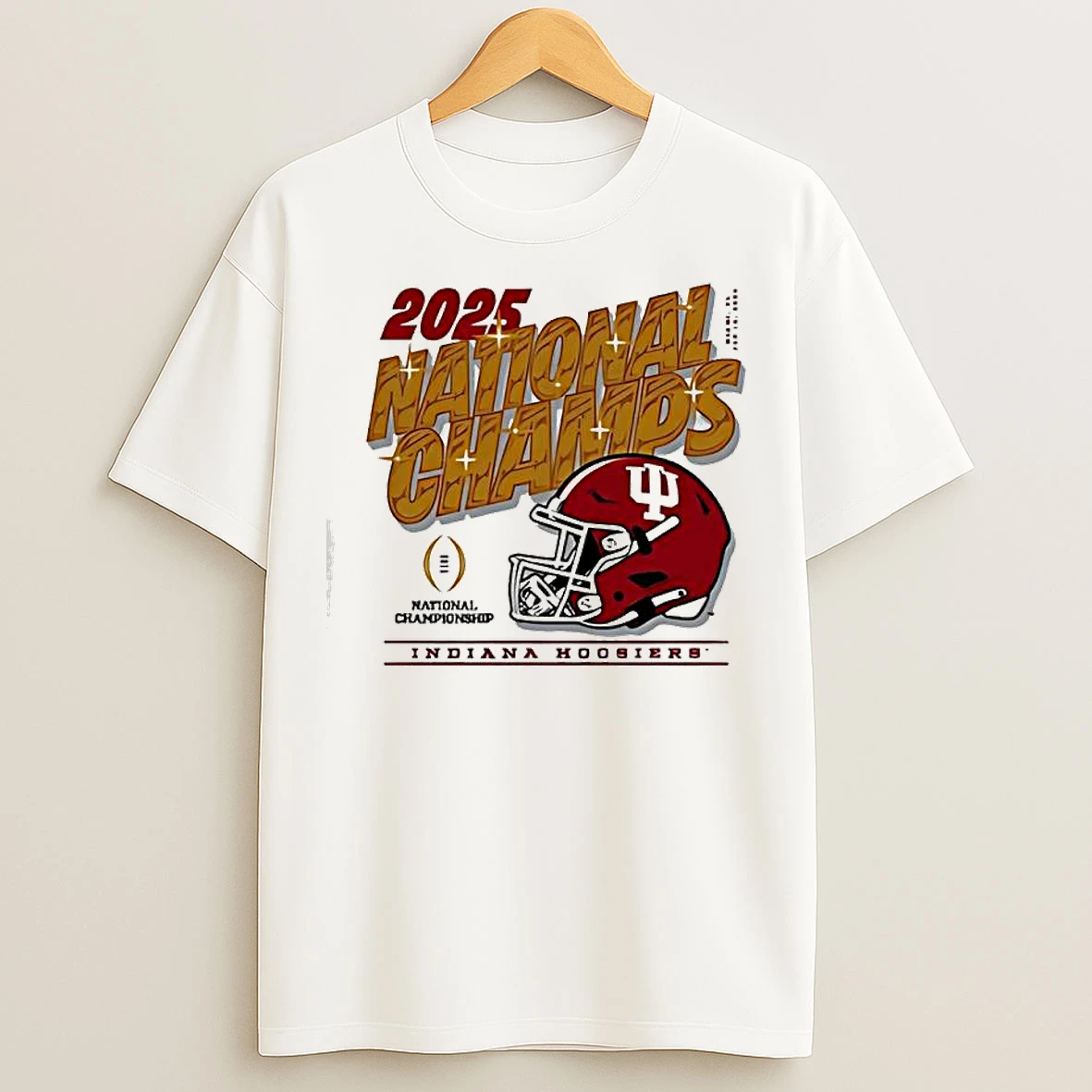 Classic Indiana Hoosiers 2025 Football National Champs Graphic T Shirts