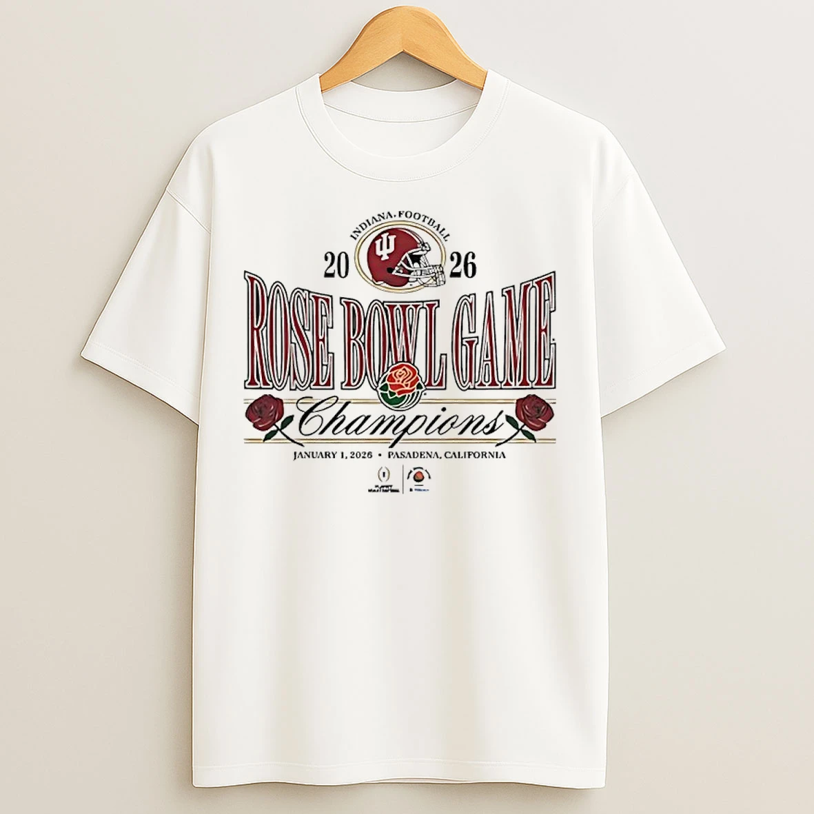 Classic Indiana Hoosiers 2026 Rose Bowl Champions T Shirts