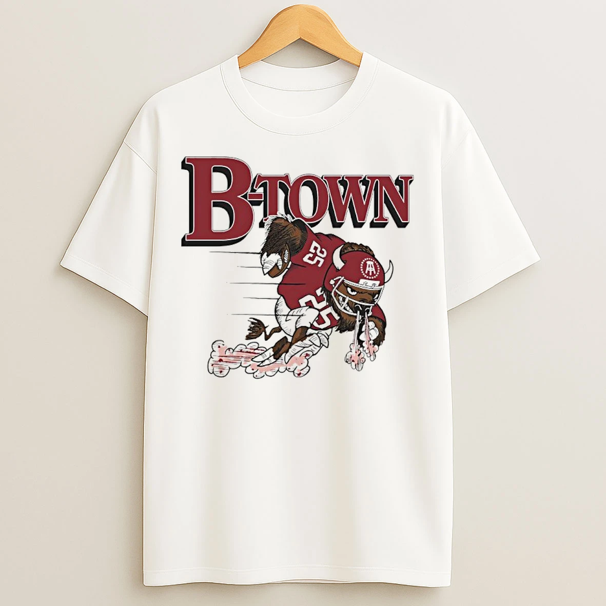 Classic Indiana Hoosiers B Town National Champions Bison Mascot 2025 T Shirts