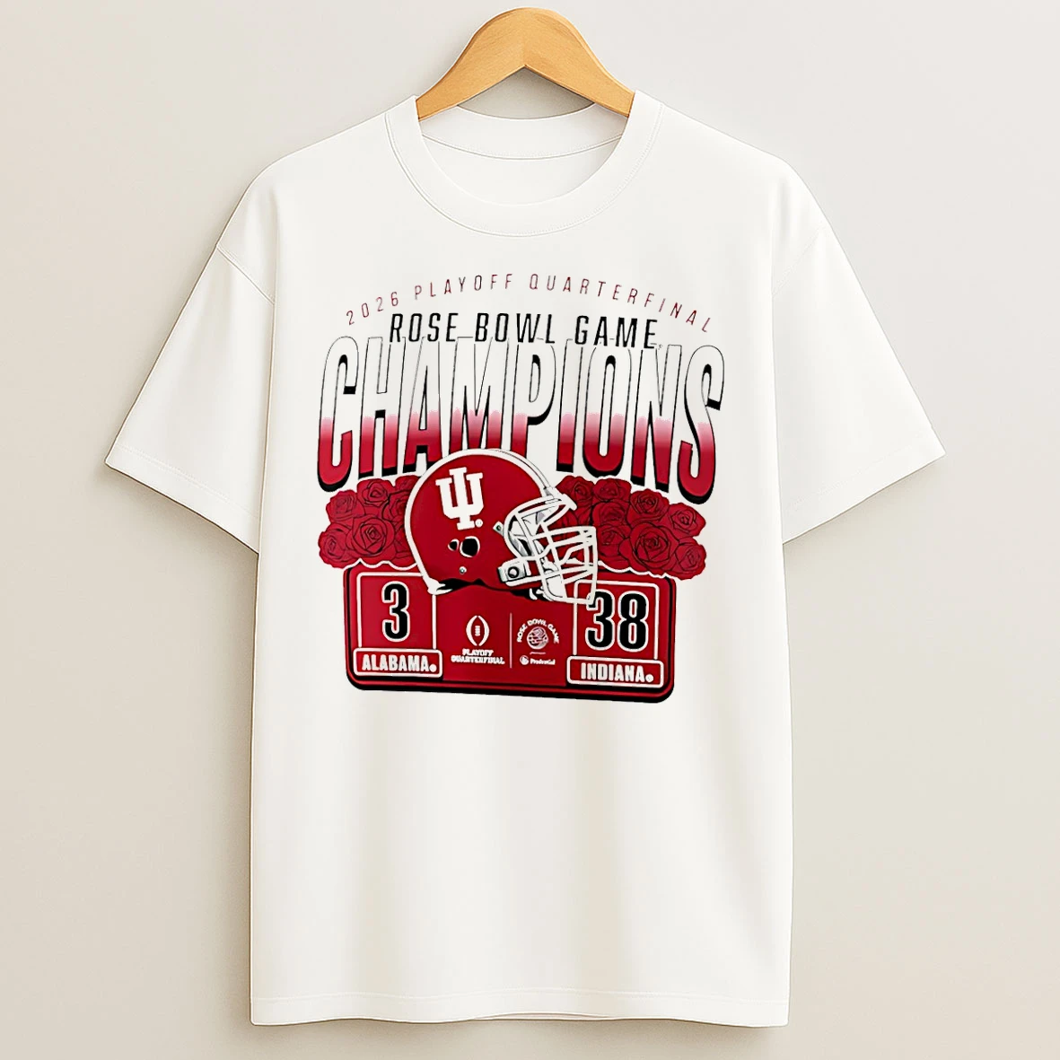Classic Indiana Hoosiers Cfp 2026 Rose Bowl Champions Scoring Drive T Shirts