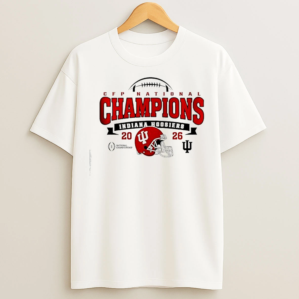 Classic Indiana Hoosiers Cfp National Champions 2026 Helmet T Shirts