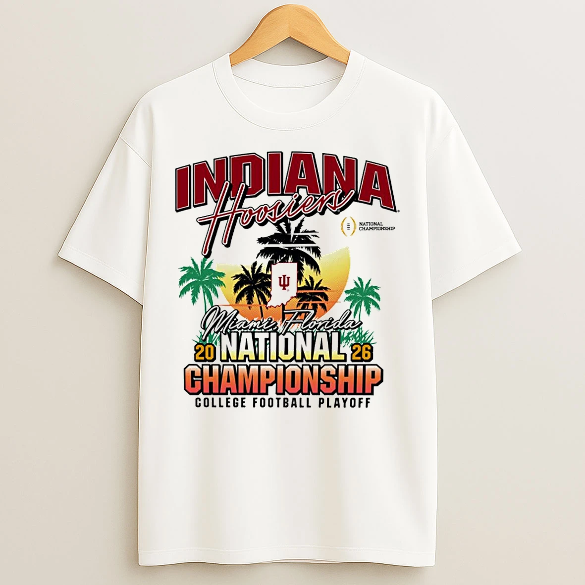 Classic Indiana Hoosiers Cfp National Championship 2026 Sunset T Shirts