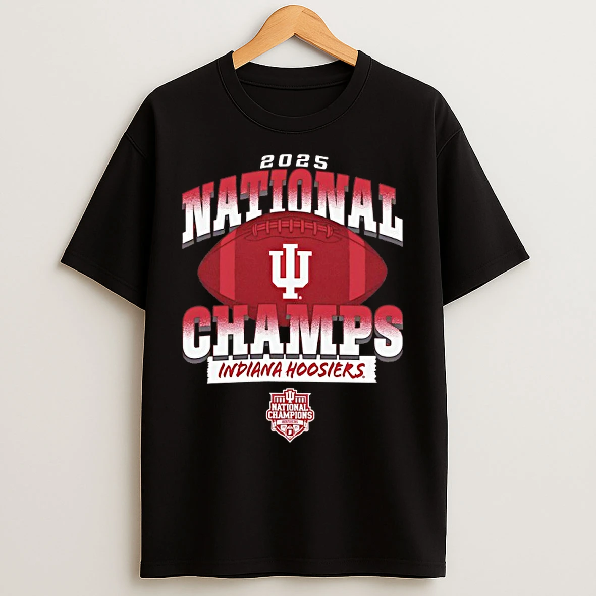 Classic Indiana Hoosiers Champion Cfp 2025 National Champions T Shirts