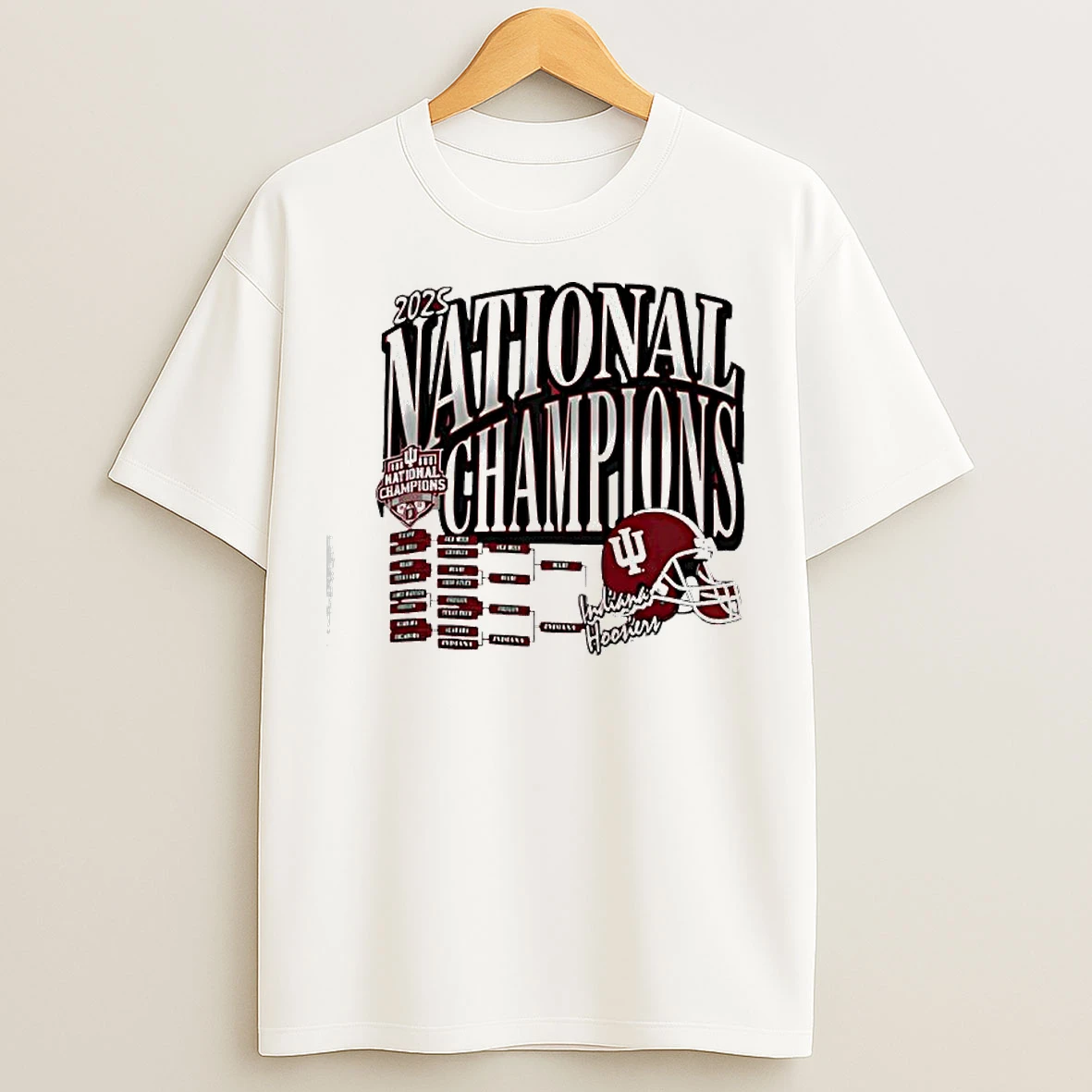 Classic Indiana Hoosiers Champion College Football Playoff 2025 T Shirts
