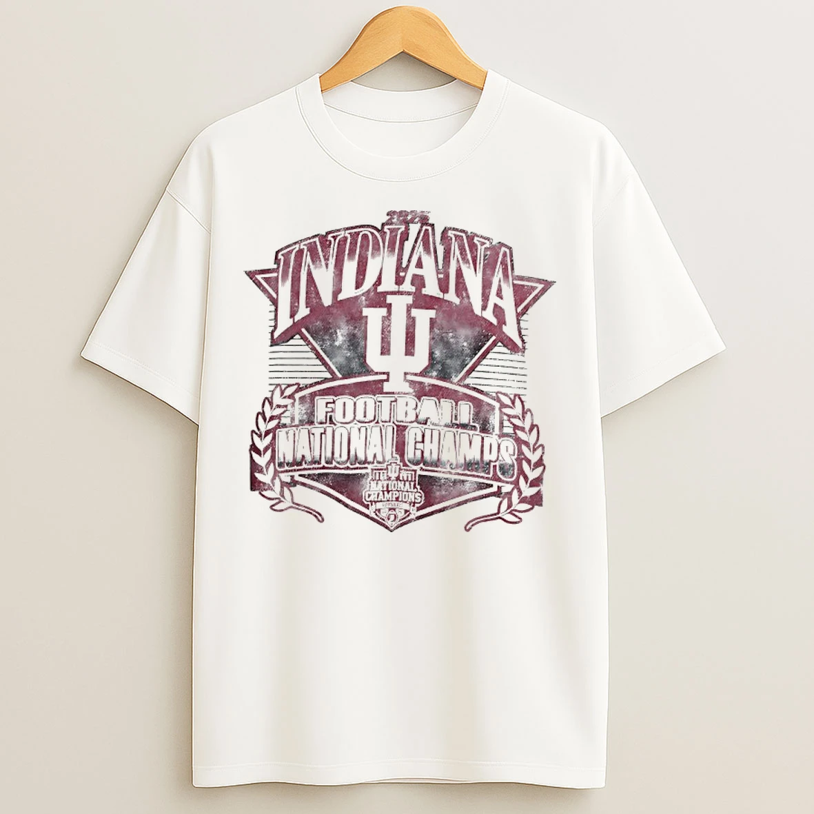 Classic Indiana Hoosiers Champion Football 2025 National Champions Vintage T Shirts