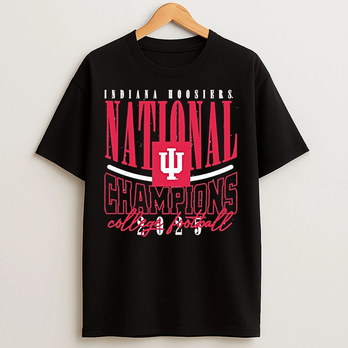 Classic Indiana Hoosiers College Football 2025 National Champions Vintage T Shirts