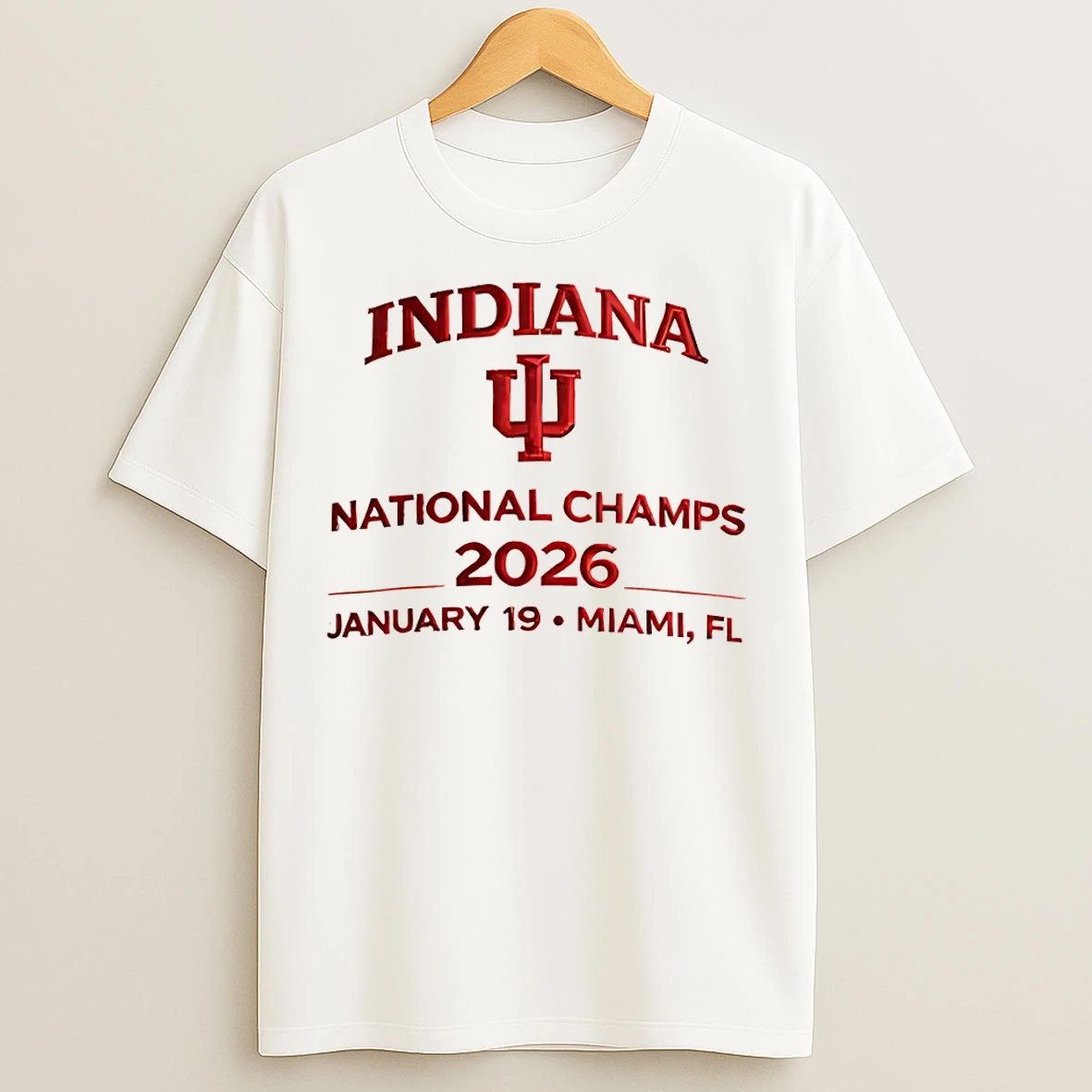 Classic Indiana Hoosiers College Football National Championship Jan 19 2026 Miami T Shirts