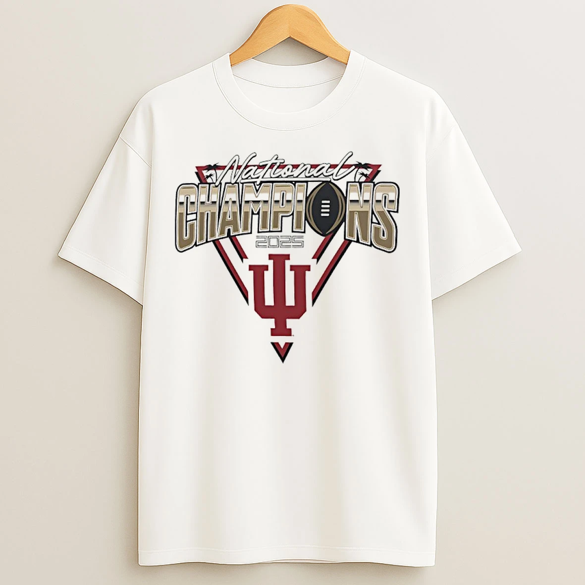 Classic Indiana Hoosiers College Football Playoff 2025 National Champions Precision Pass T Shirts
