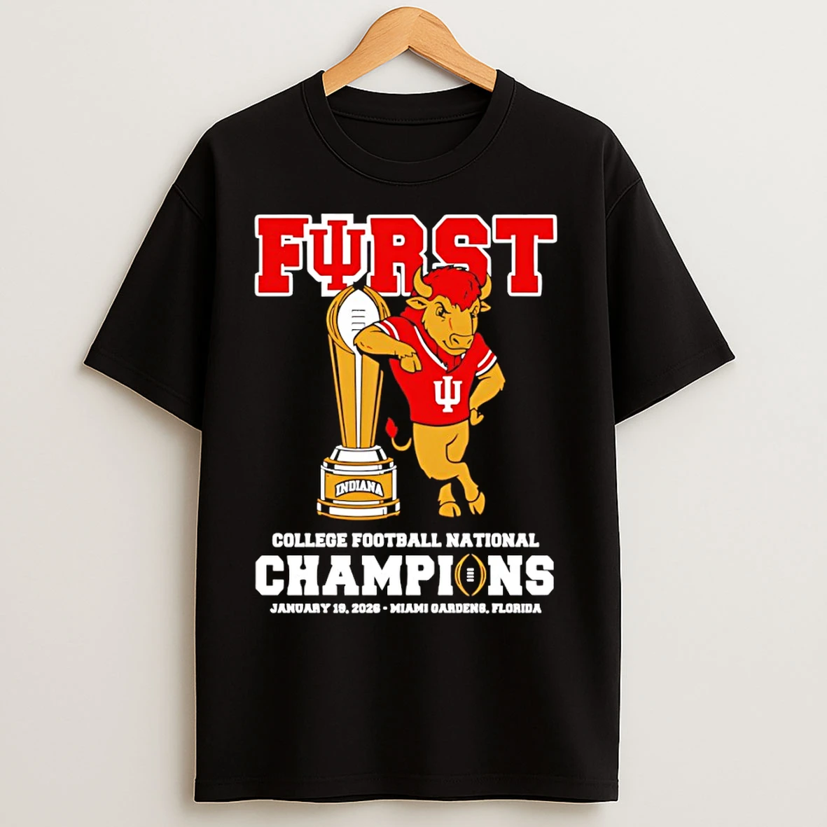 Classic Indiana Hoosiers First 2026 Cfp College Football National Champions T Shirts