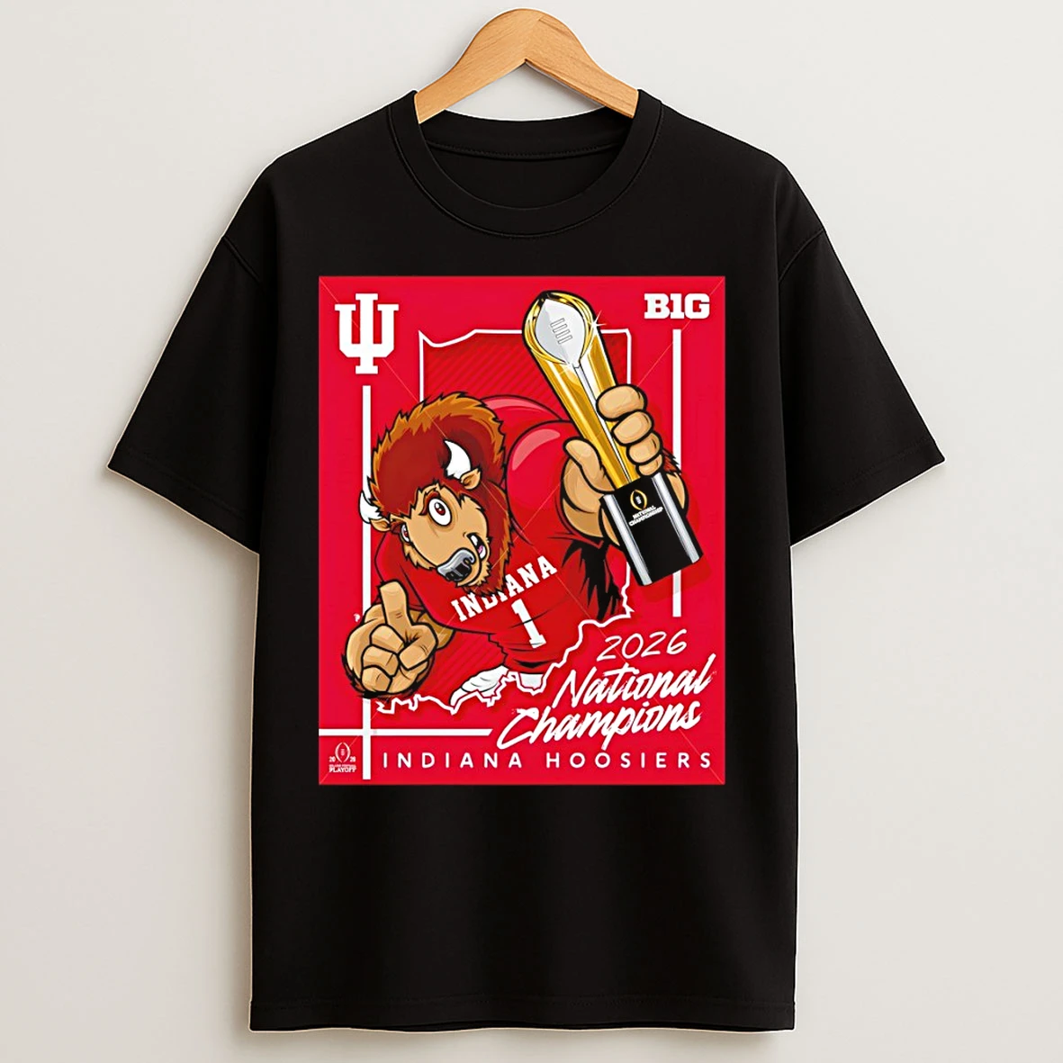 Classic Indiana Hoosiers Football 2026 National Champions College Playoffs T Shirts