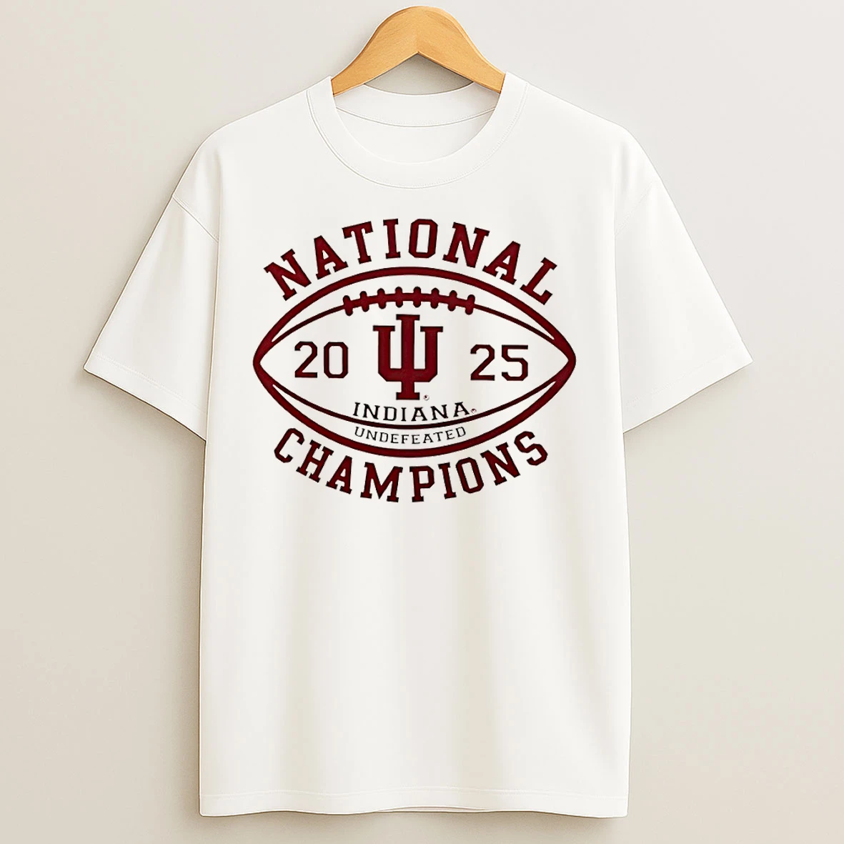 Classic Indiana Hoosiers Football 2026 National Champions Indiana Undefeated College Playoffs T Shirts