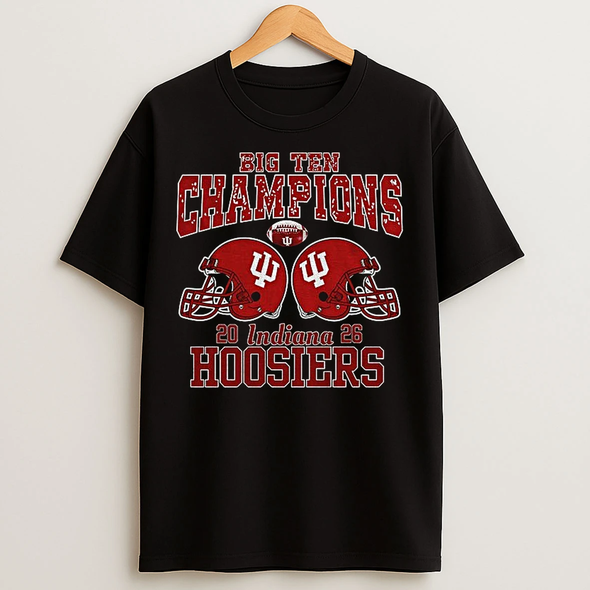 Classic Indiana Hoosiers Football Big Ten Champions 2020 Vs 2026 Helmet T Shirts