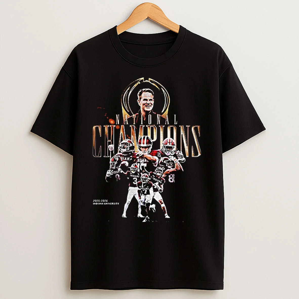 Classic Indiana Hoosiers Football Cfp National Champions Field 2025 2026 Indiana University T Shirts