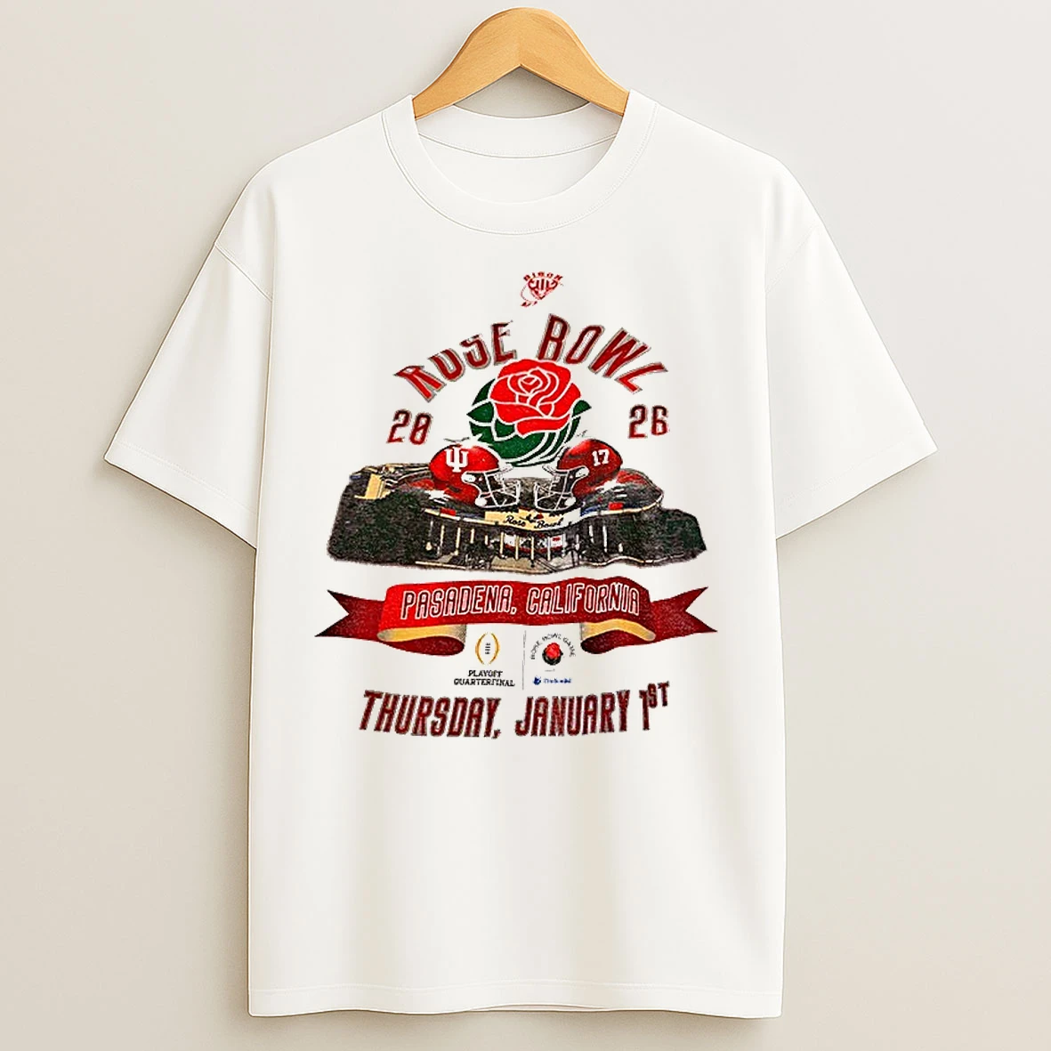 Classic Indiana Hoosiers Football Rose Bowl Game College Football Playoff Quarterfinal T Shirts