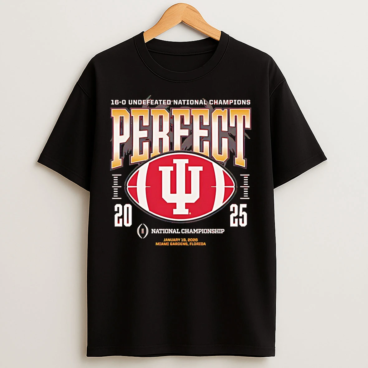 Classic Indiana Hoosiers Football Undefeated National Champions Perfect 2025 T Shirts
