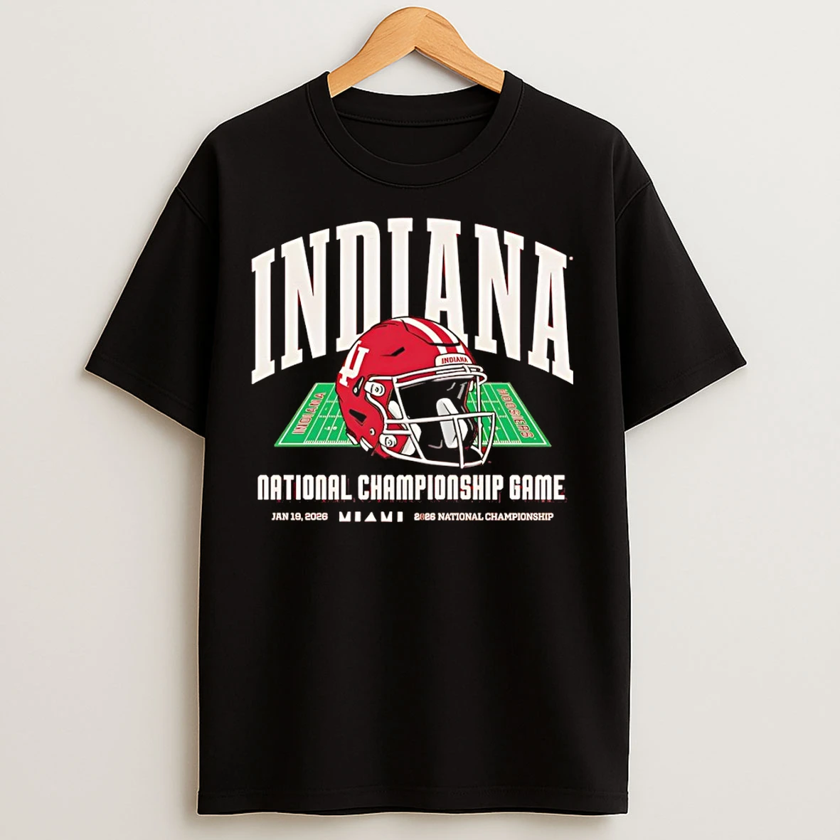 Classic Indiana Hoosiers Football Helmet 2026 Cfp National Championship Game T Shirts