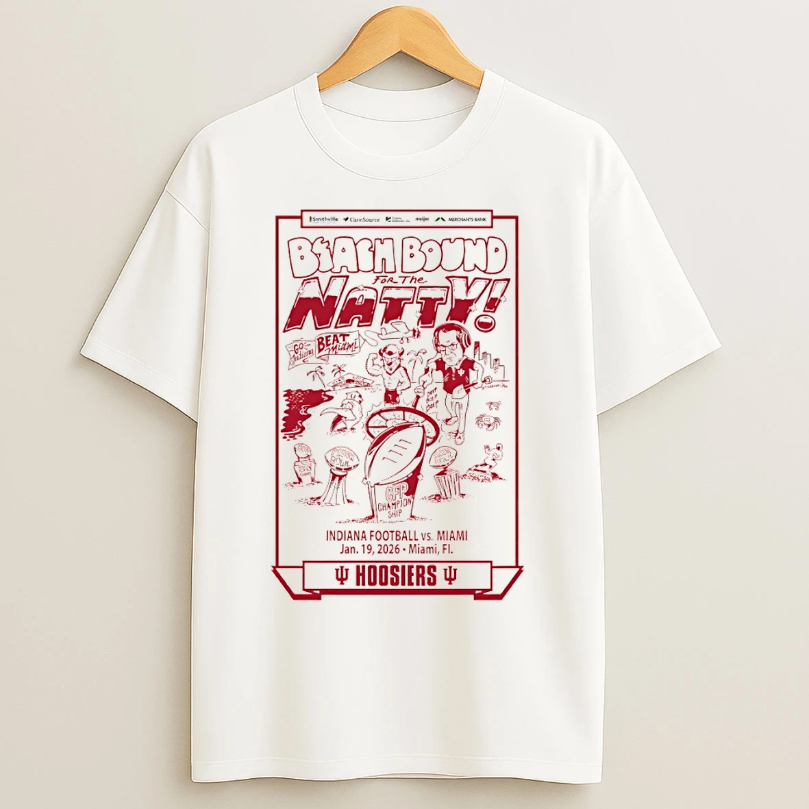 Classic Indiana Hoosiers Football Vs Miami Jan 19 2026 Cfp Championship T Shirts