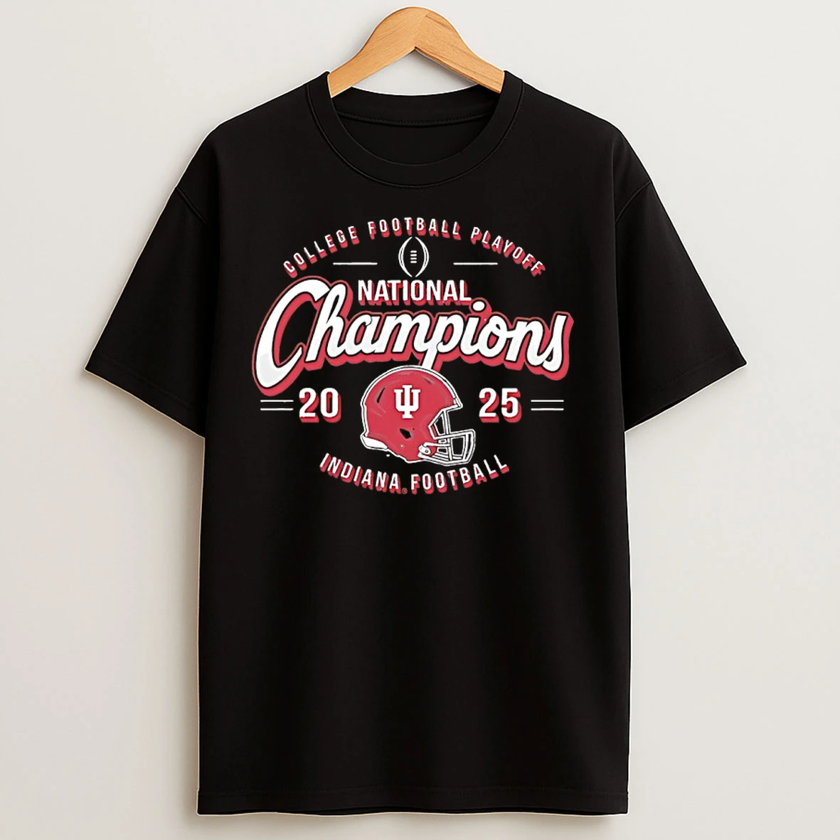 Classic Indiana Hoosiers Football Win National Champions Helmet 2025 T Shirts