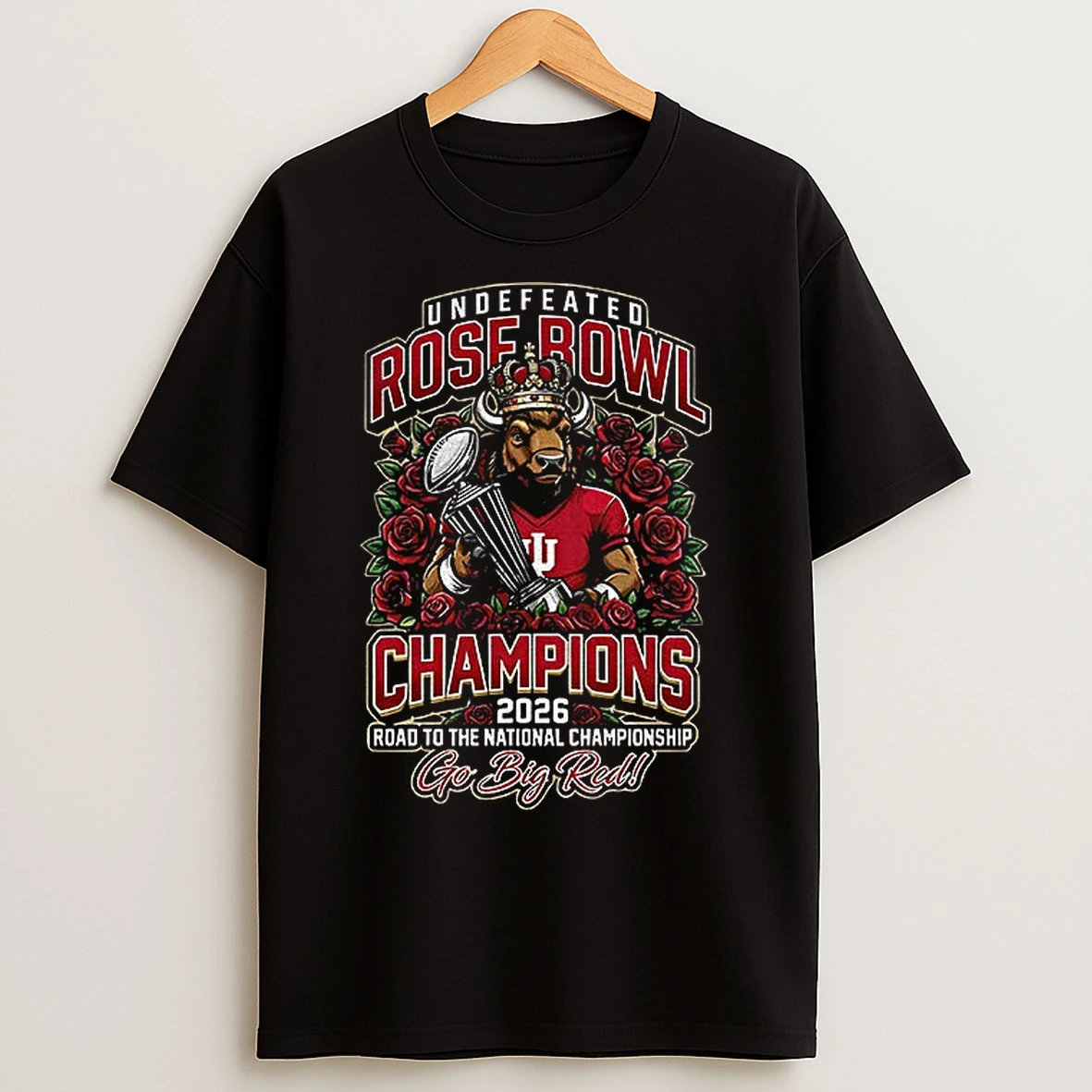 Classic Indiana Hoosiers Indiana Rose Bowl Champions 2025 2026 Cfp Quarterfinal Rose Bowl Champs T Shirts