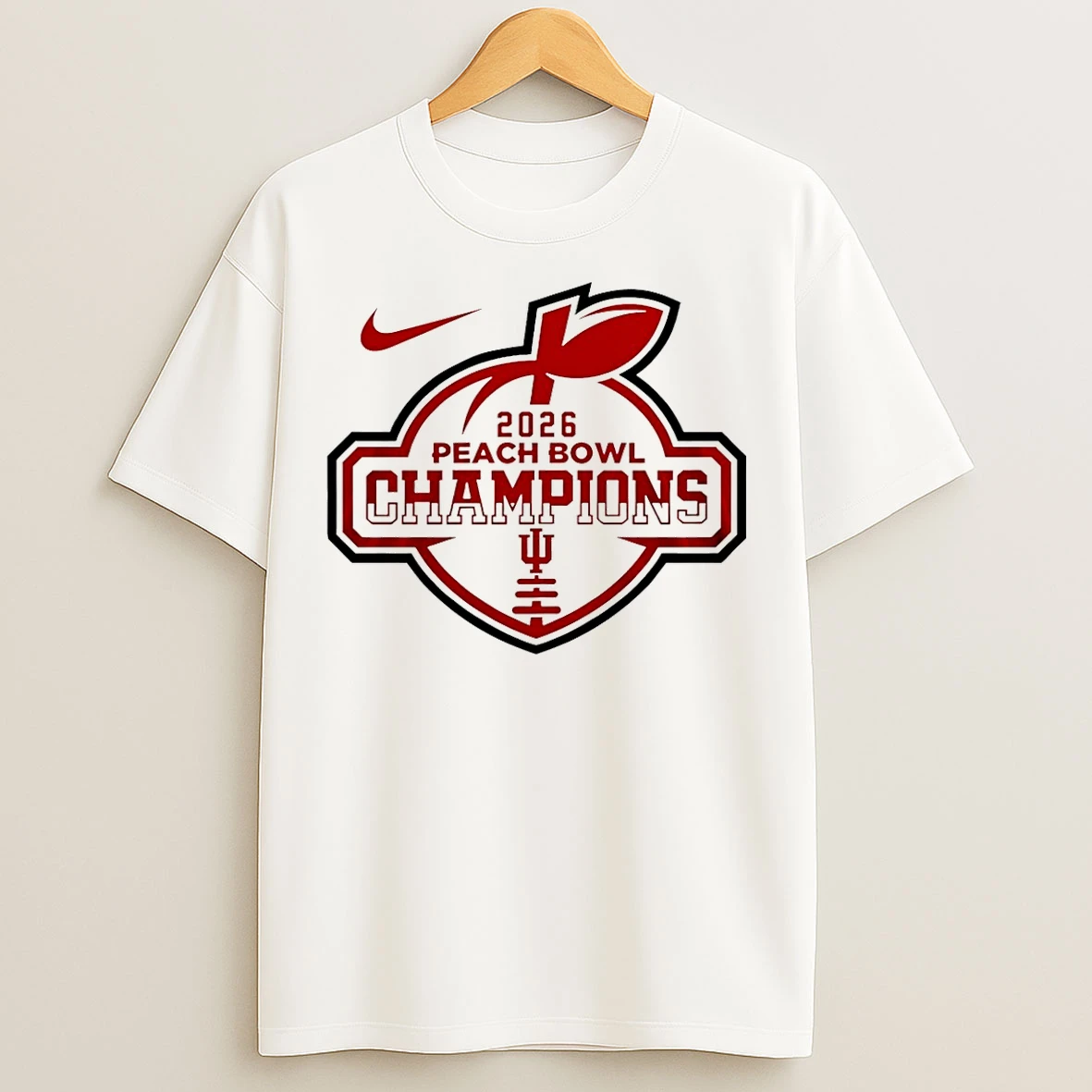 Classic Indiana Hoosiers Ncaa 2026 Peach Bowl Champions T Shirts