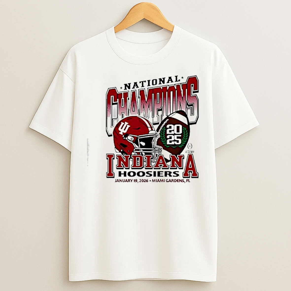 Classic Indiana Hoosiers National Champions January 19th 2026 Miami Gardens Fl T Shirts
