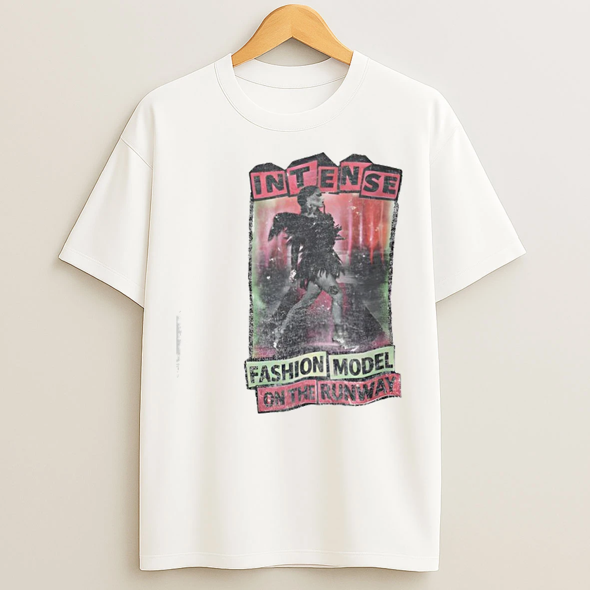 Classic Intense Fashion Model On The Runway T Shirts