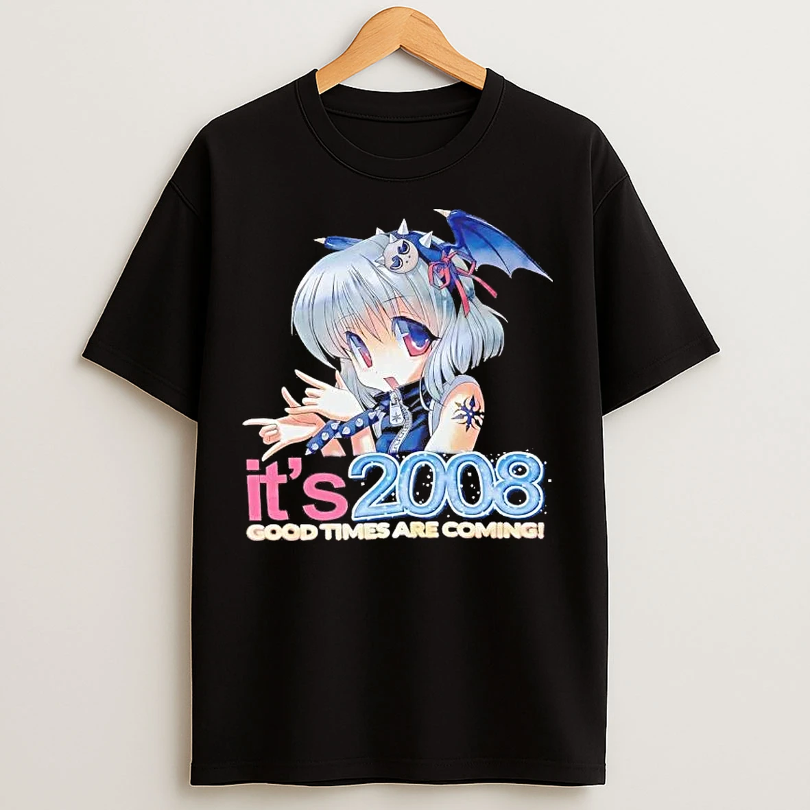 Classic Its 2008 Good Times Are Coming Anime T Shirts