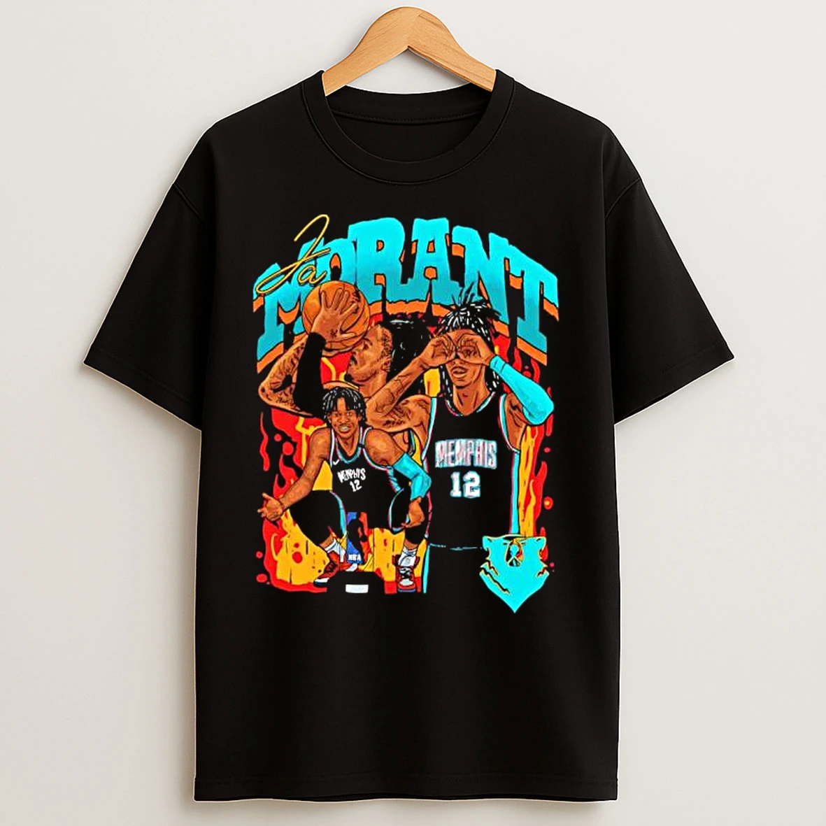 Classic Ja Morant Memphis Grizzlies Jersey Nba Player T Shirts