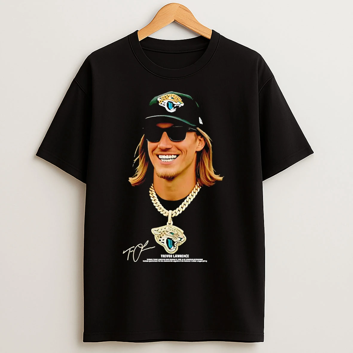 Classic Jacksonville Jaguars Trevor Lawrence Steezy Trev 2026 Signature T Shirts